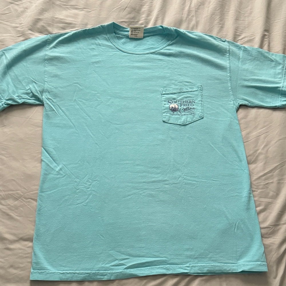 Southern Fried Cotton Men's Light Blue Tee